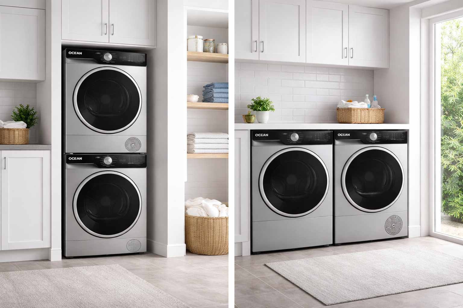 Secarropas Ocean Italy Inverter con Bomba de Calor 10kg gris