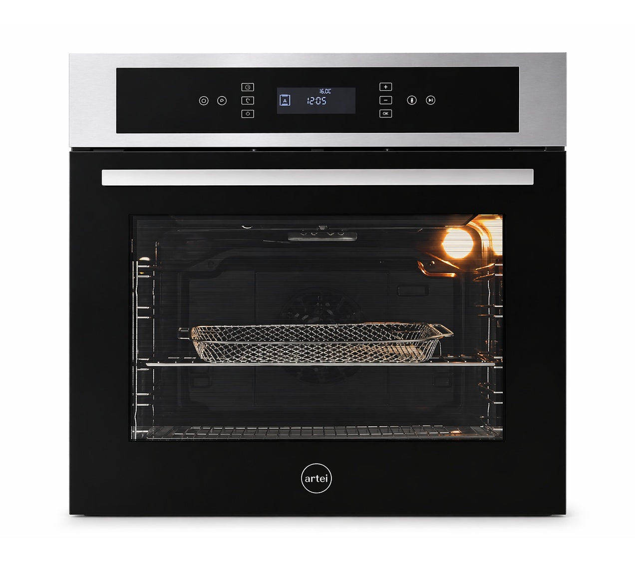 Horno Empotrable Eléctrico Artei Pilerio 60cm Digital 67L