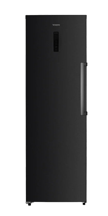 Freezer Vertical Vondom Inverter No Frost 307 Litros Acero Inoxidable Negro FR307BLACKINOX