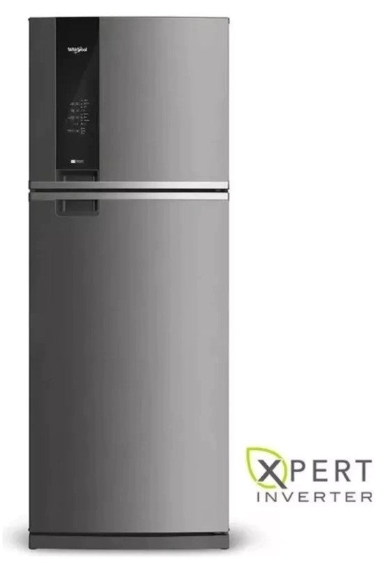 Heladera No Frost Whirlpool Wrm56ck Inox Xpert Inverter 462 Lts