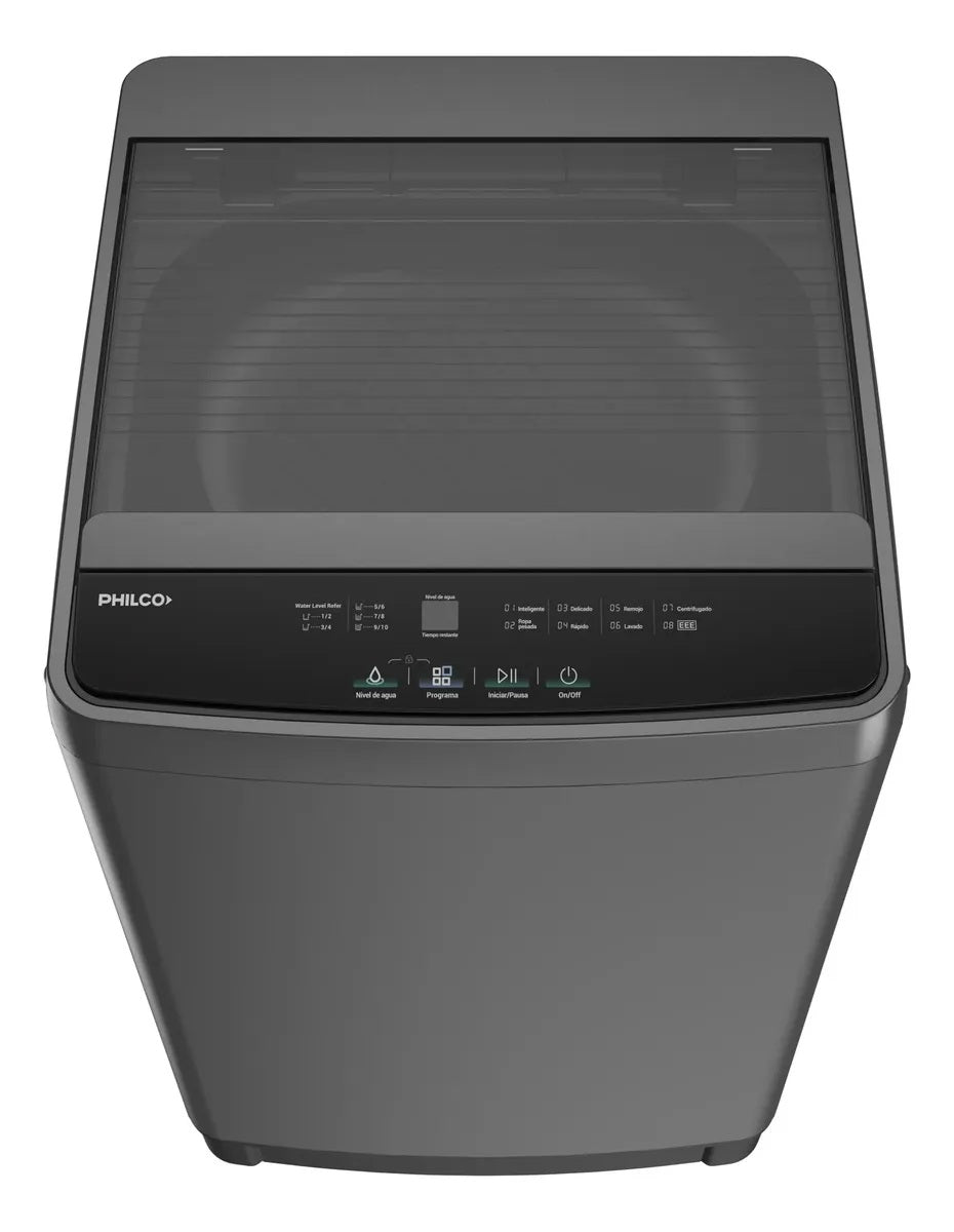 Lavarropas Philco PHLS67GN 5 kg Carga Superior Gris