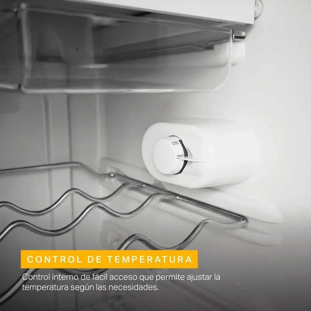 Heladera Bajo Mesada Whirlpool 121 L Brutos / 116 L Netos Inoxidable WRA12MKDIM