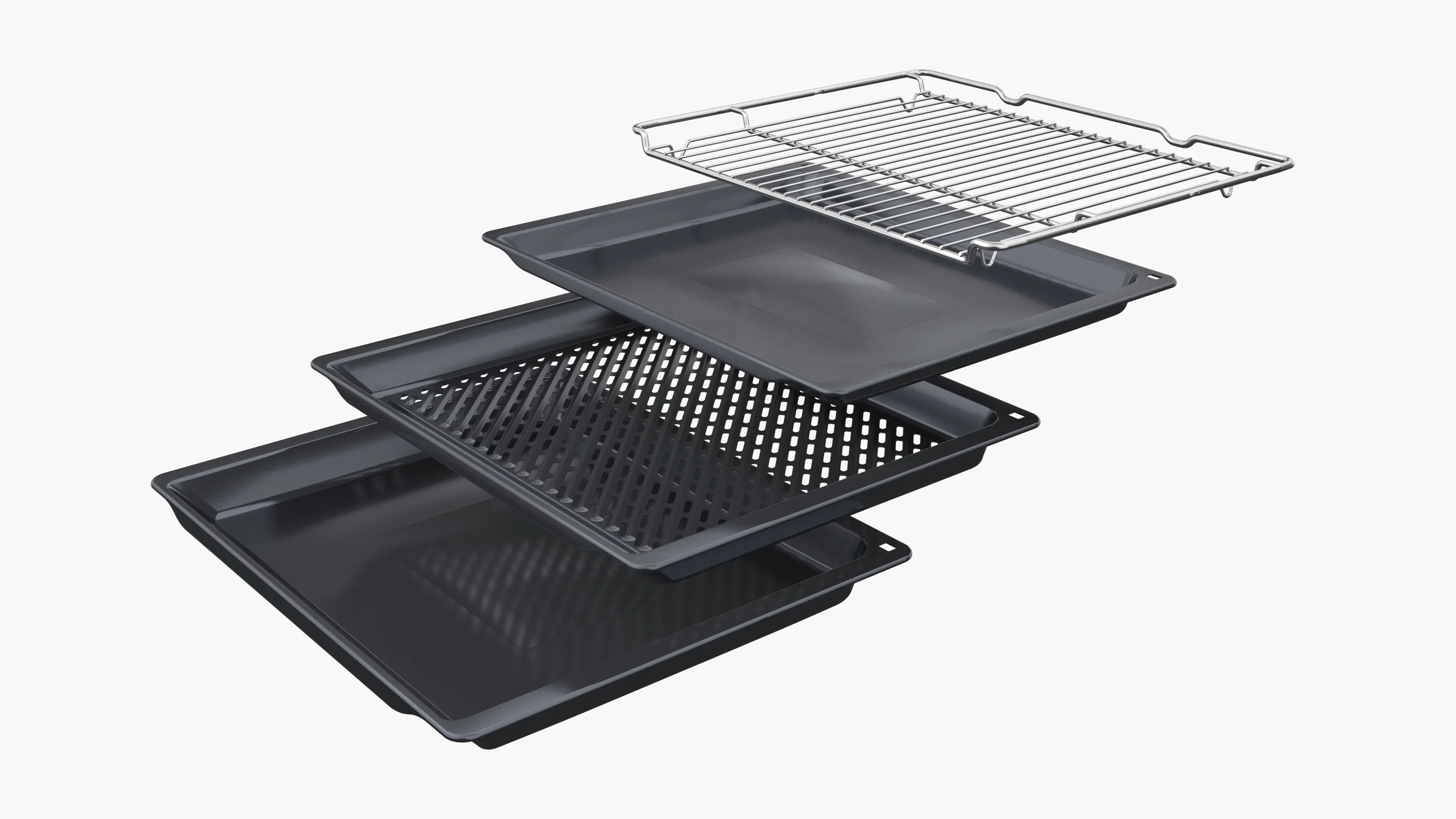 Horno Eléctrico Empotrable Bosch Serie 8 HRG7784B1 Vapor 71 Litros Negro