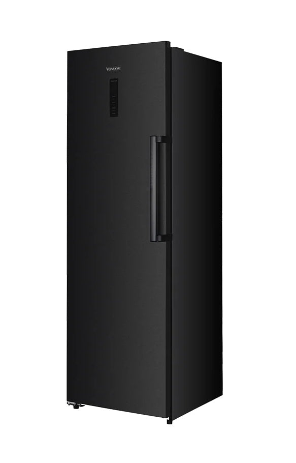 Freezer Vertical Vondom Inverter No Frost 307 Litros Acero Inoxidable Negro FR307BLACKINOX