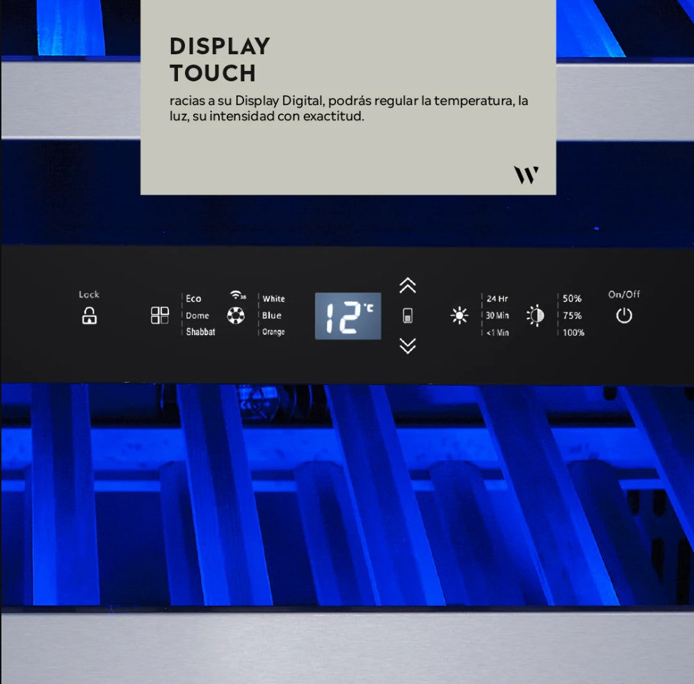 CAVA LUXURY EDITION PARA 46 BOTELLAS DOBLE TEMPERATURA