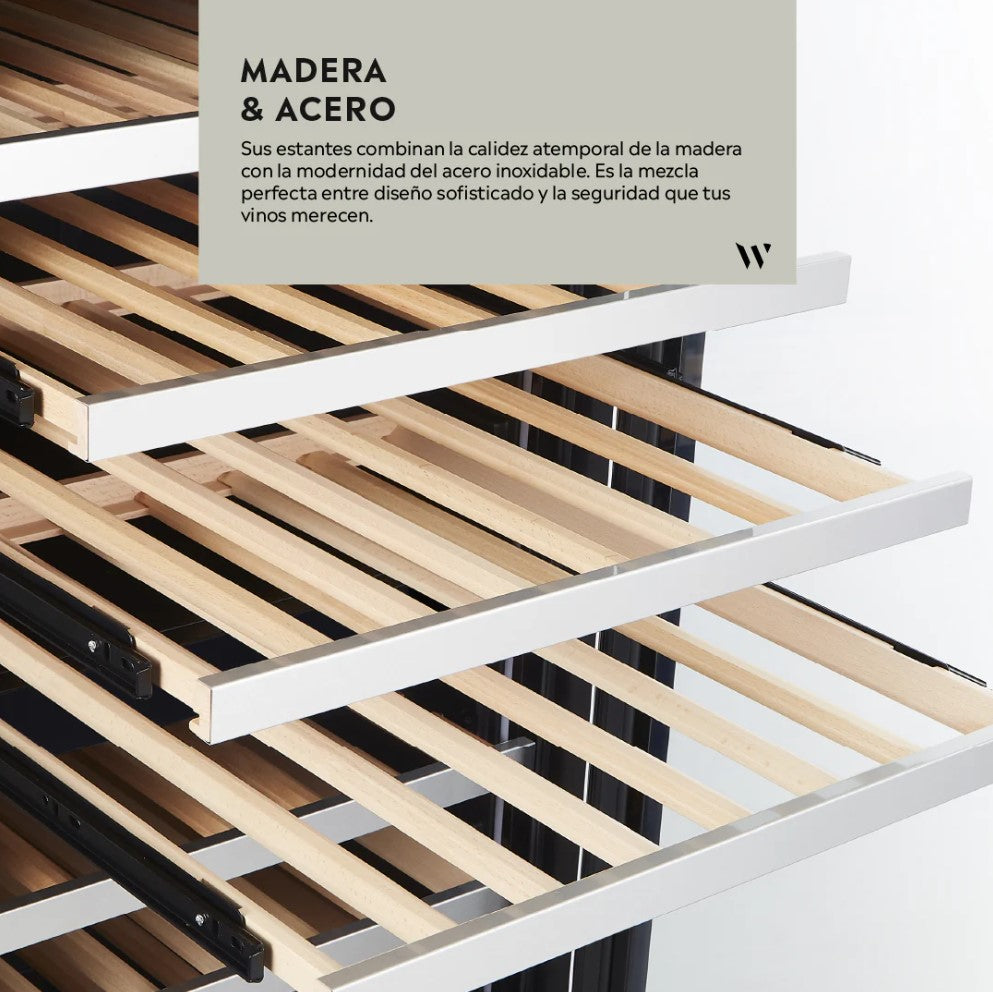 CAVA LUXURY EDITION PARA 46 BOTELLAS DOBLE TEMPERATURA