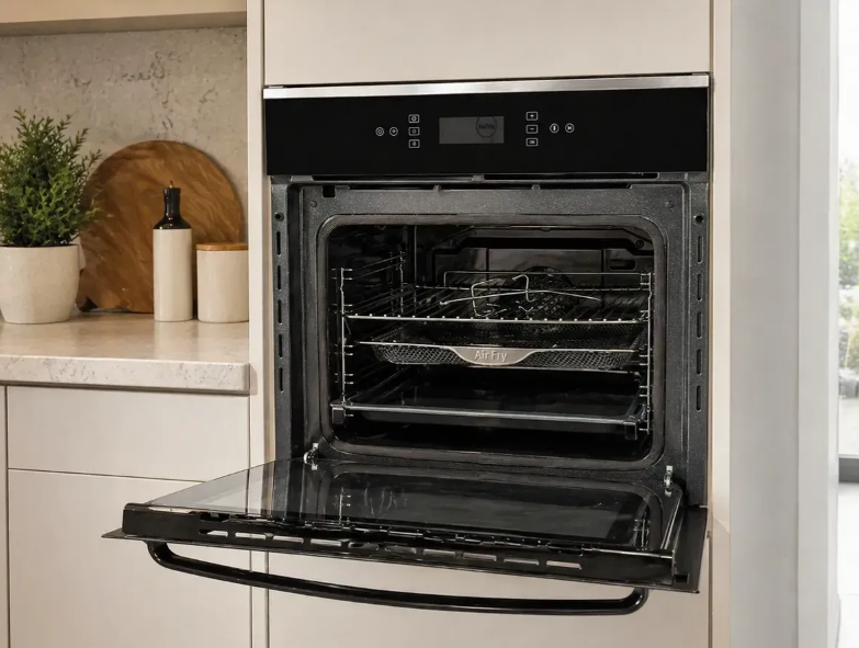 Combo Artei Niro Pirolítico Touch 67L + Anafe Vitrocerámico 4 Zonas Negro