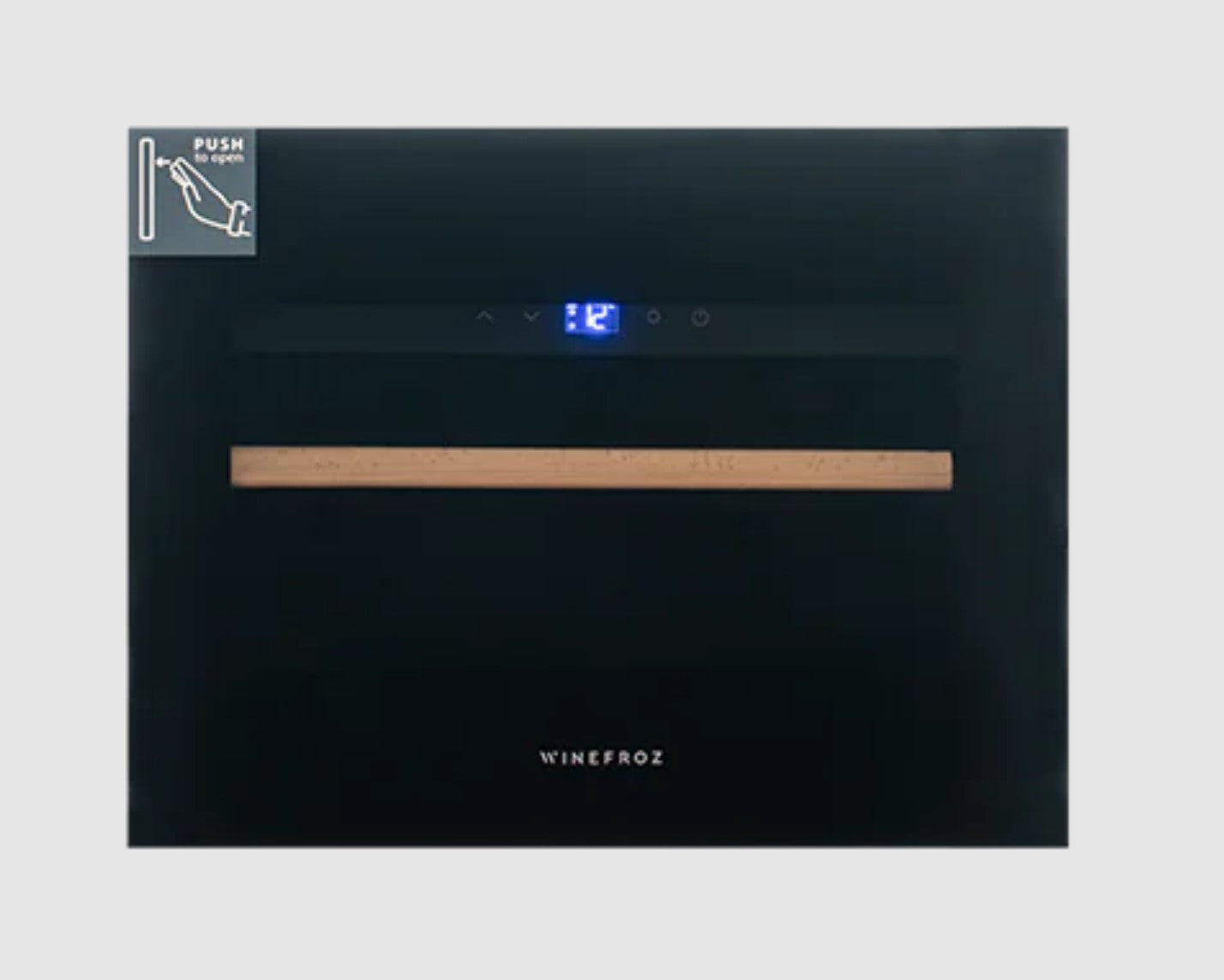 CAVA WINEFROZ GLASS DOOR EDITION PARA 17 BOTELLAS - INVERTER - EMPOTRABLE / APOYO