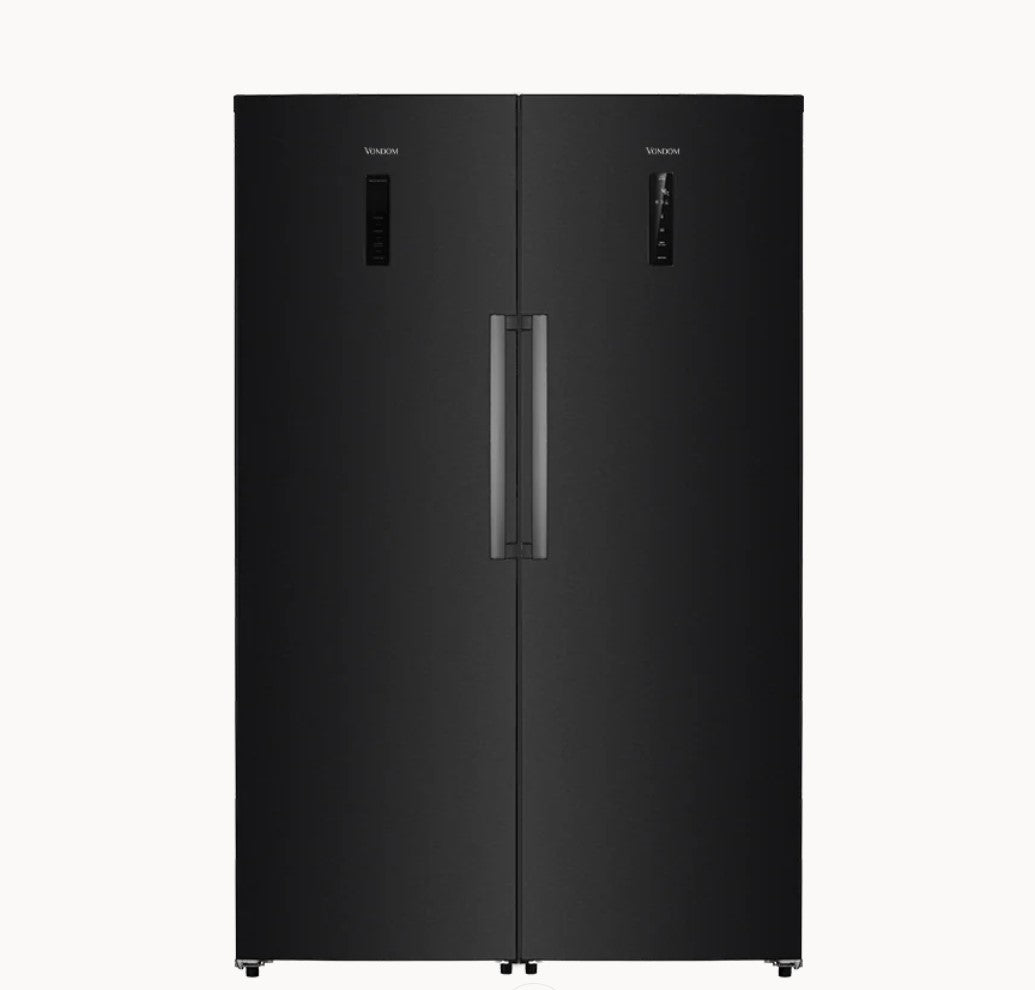 Heladera + Freezer Inverter No Frost Acero Inoxidable Negro 695 L COMBOBLACKINOX