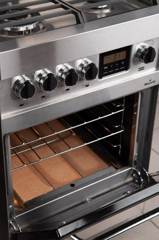 Cocina Morelli Vintage 600 Touch Negra Placa Digital - 18026P (18025 VN-1)