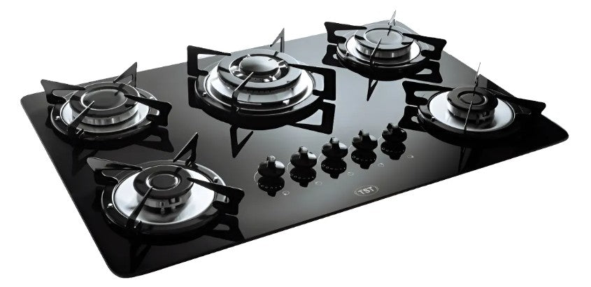 Anafe Tst A Gas Spezia 5 Hornallas 22-5 Negro