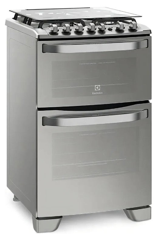 Cocina Electrolux Expert 56DXQ 56 cm Acero Multigas Doble Horno
