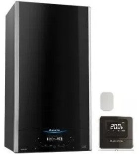 Caldera Ariston Alteas One Net35 Condensacion 35000 Kcal Frente Vidrio Negro - 3301773