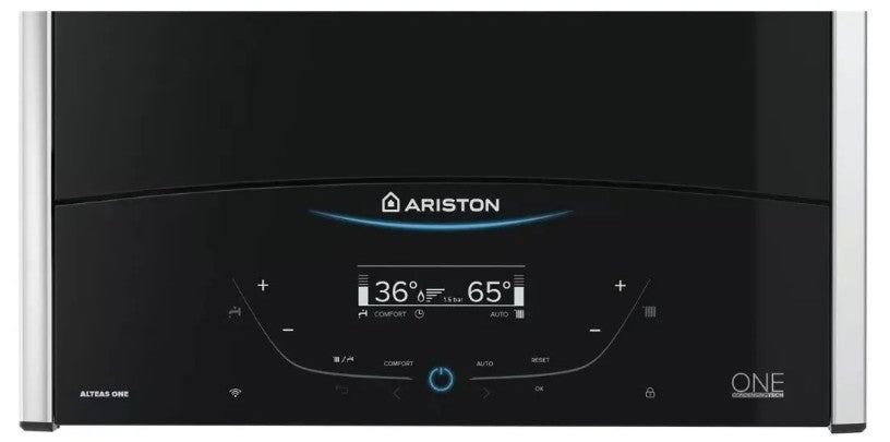 Caldera Ariston Alteas One Net35 Condensacion 35000 Kcal Frente Vidrio Negro - 3301773