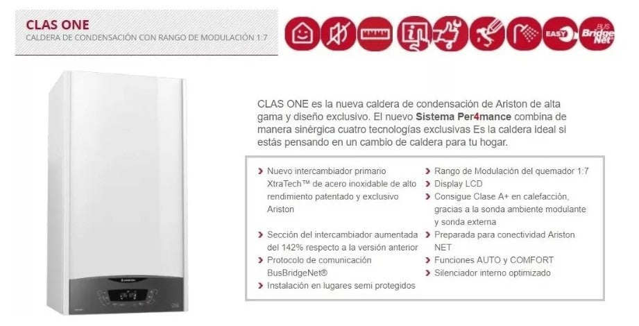 Caldera Ariston Clas One System 24 Solo Calef 24854 Kcal/h - 3301039