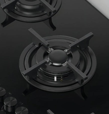 Anafe Multigas Ormay Ónix Black 5 Hornallas Negro