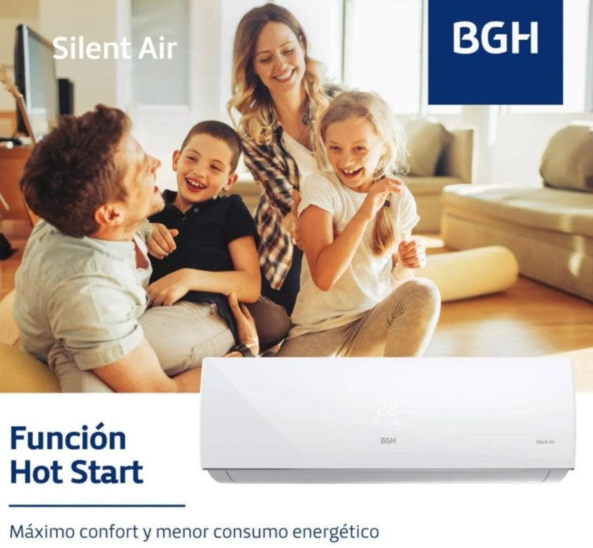 Aire Acondicionado Split BGH BSI35WCLW Inverter 3500 W Frío/Calor 3000 Frig