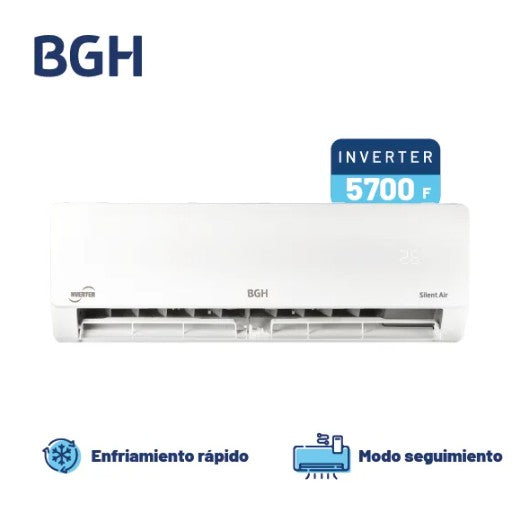 Aire Acondicionado BGH Split BSI67WCNX Inverter 5762 Frig Frío/Calor BSI67WCNX