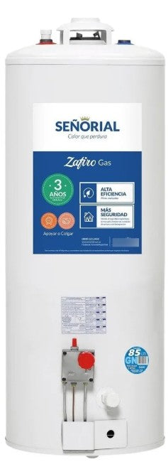 Termotanque Multigas Señorial Zafiro TSZ-85 85 L Blanco - 330002