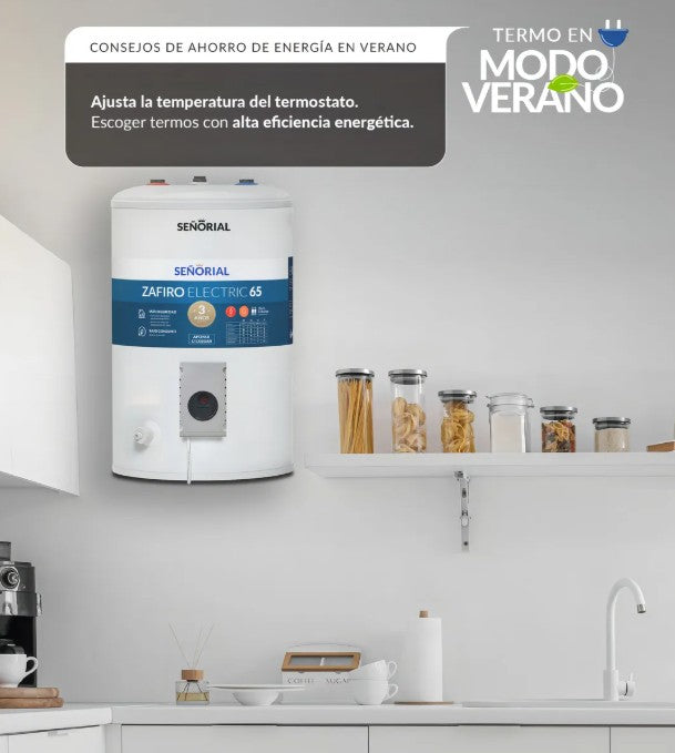 Termotanque Multigas Señorial Zafiro TSZ-120 118 L Blanco - 330003