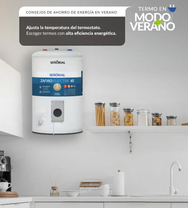Termotanque Eléctrico Señorial Zafiro TESZ-65 50 L Superior - 330005