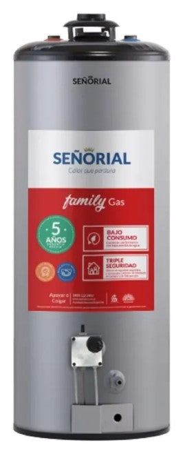 Termotanque Multigas Señorial TTS-85 85 L Piezoeléctrico Gris - 330008