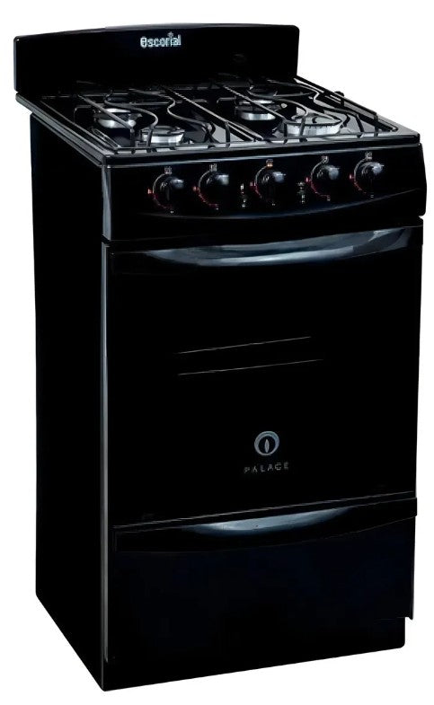 Cocina Escorial Palace 4 Hornallas Gas Natural Negra - 32621