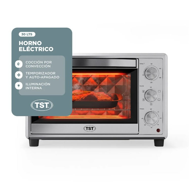 Horno Eléctrico TST Nivo 30 L Convección con Temporizador 34-30