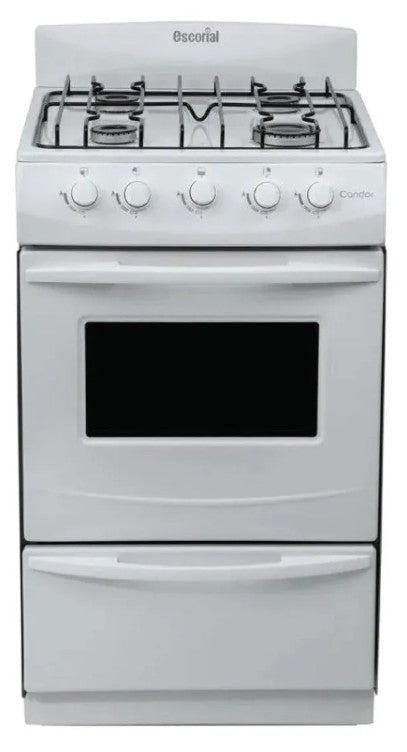 Cocina Escorial Candor S2 51 cm Gas Natural Blanca - 32584