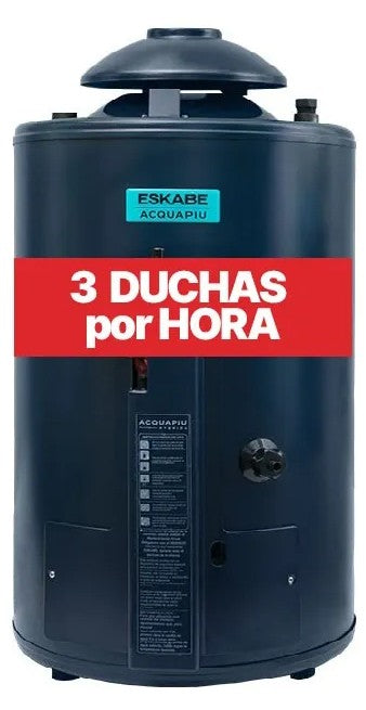 Termotanque Eskabe Acquapiu Hybrid4 H360 Alta Recuperación Multigas 40 L