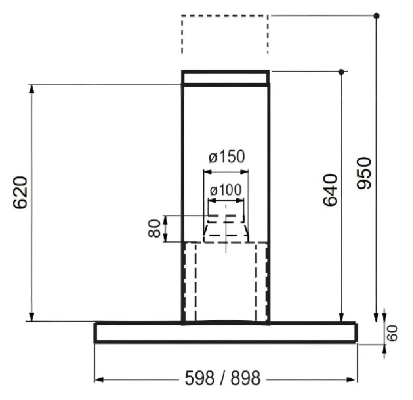 Campana Extractora Spar Franke Stilo Pro soft touch 90 cm Acero Inoxidable