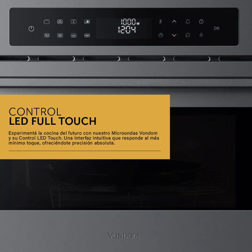 Horno Microondas Eléctrico Empotrable Vondom HM60MIBS 60 cm 38 L