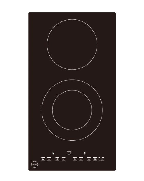 Anafe Eléctrico Vitrocerámico Artei 30 cm 2 Zonas Digital - MT-T23003RDT