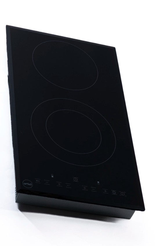 Anafe Eléctrico Vitrocerámico Artei 30 cm 2 Zonas Digital - MT-T23003RDT