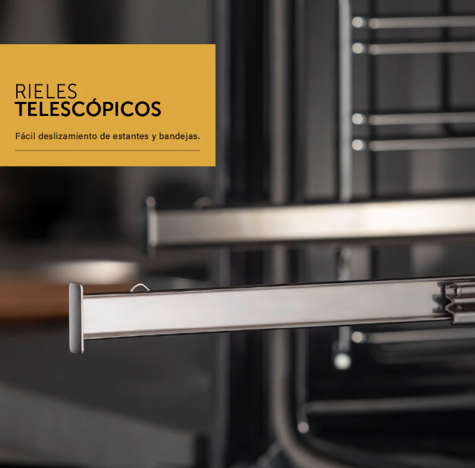 Horno Empotrable Vondom WiFi Pirolítico TFT Air Fry 81L TNC60HE-2