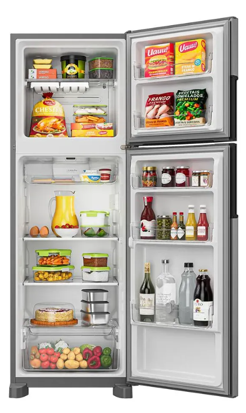 Heladera Whirlpool Inox Inverter No Frost 407 / 386 Lts WRM42MK