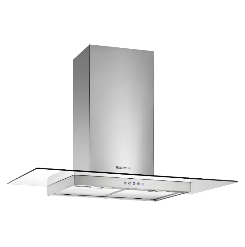 Campana Extractora Spar Vetro PULSANTE 90 cm Acero Vidrio 820 m³/h
