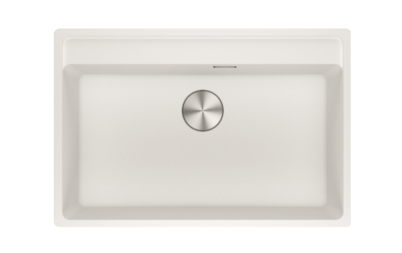 Pileta Franke Maris Fragranite Blanca MRG 610-72 TL 76 cm