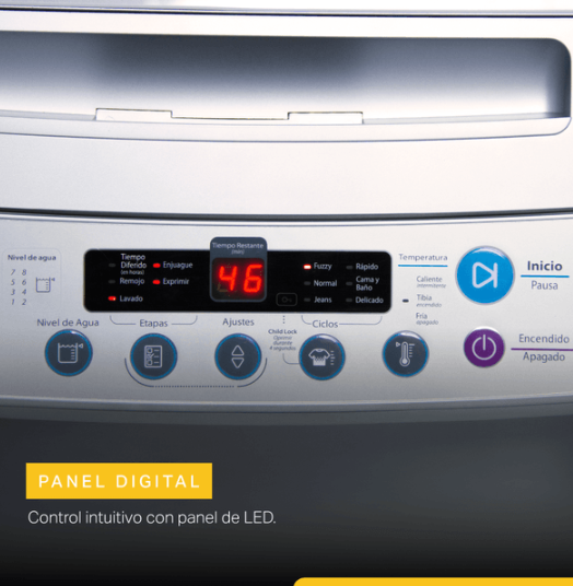 Lavarropas Whirlpool 6,5 Kg Carga Superior Eco Friendly Blanco WWI06AWZWA
