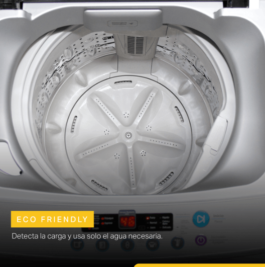 Lavarropas Whirlpool 6,5 Kg Carga Superior Eco Friendly Silver WWI06ASZWA