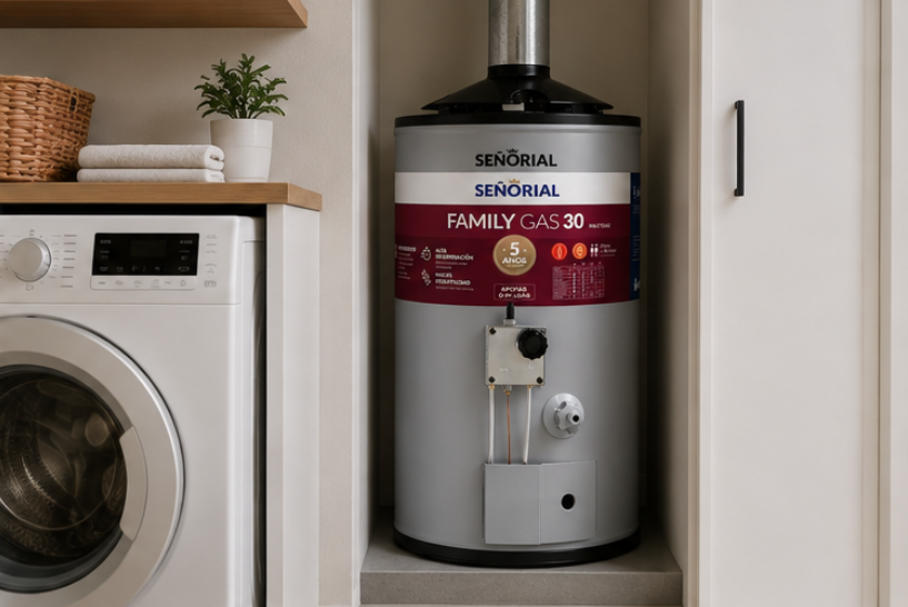 Termotanque Señorial Family TTS-30 30L Multigas Gris