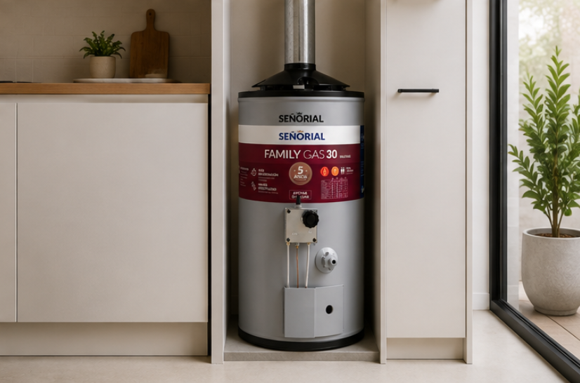 Termotanque Señorial Family TTS-30 30L Multigas Gris