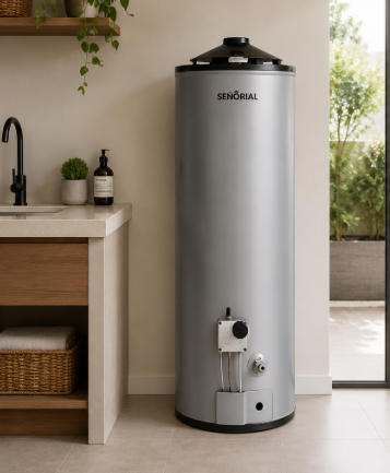 Termotanque a Gas Señorial TSZP-50 Family 50 Litros Alta Recuperación Multigas