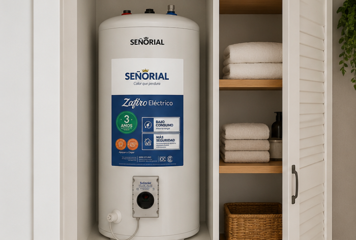 Termotanque Eléctrico Señorial Zafiro TESZP-95 – 80 Litros – Carga Superior