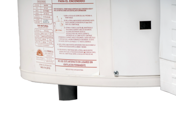 Termotanque a Gas Ecotermo AP 150 150 Litros Alta Potencia TECO4NS150