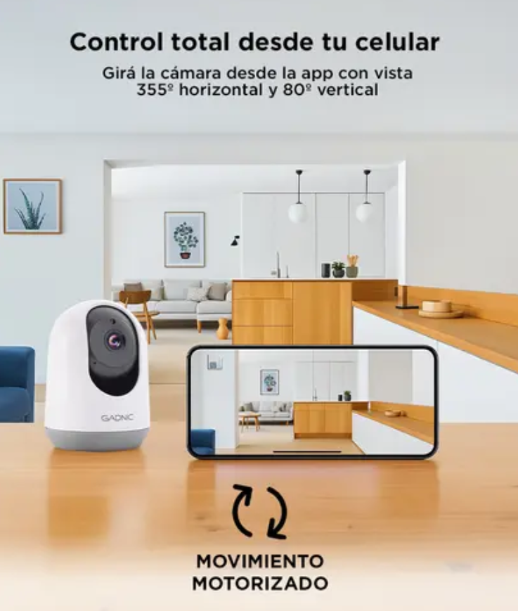 Cámara de Seguridad GADNIC P2P00090 IP Full HD 3 MP