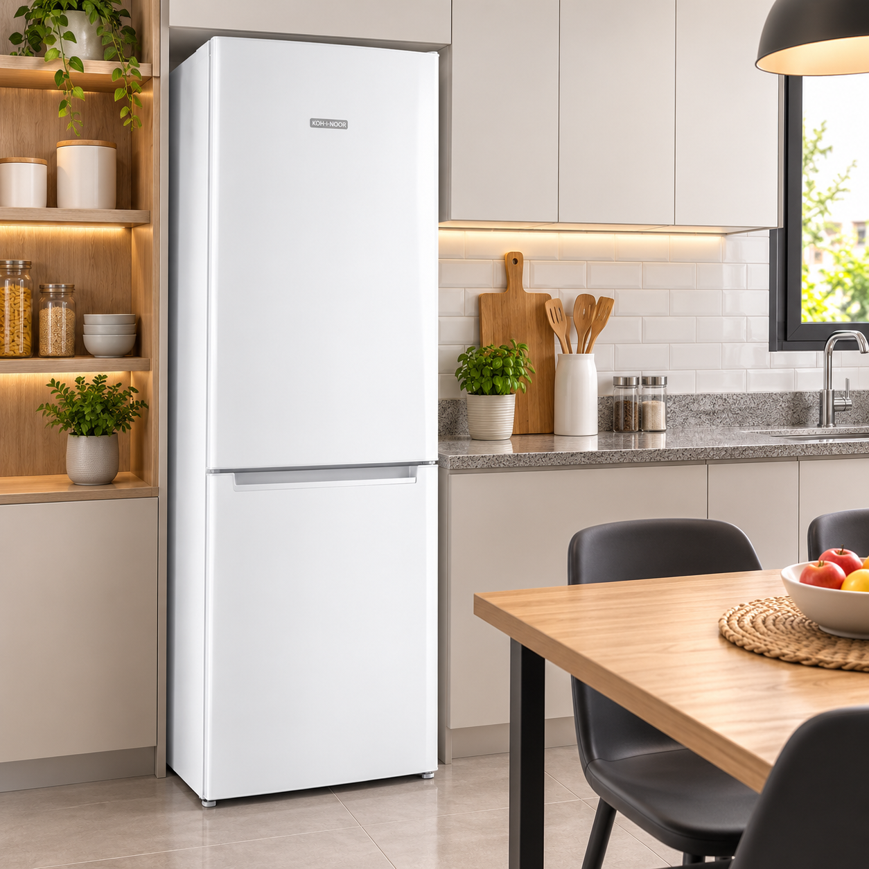 Heladera Koh-i-noor KHG40/9 358 L Cíclica Freezer Inferior Blanca