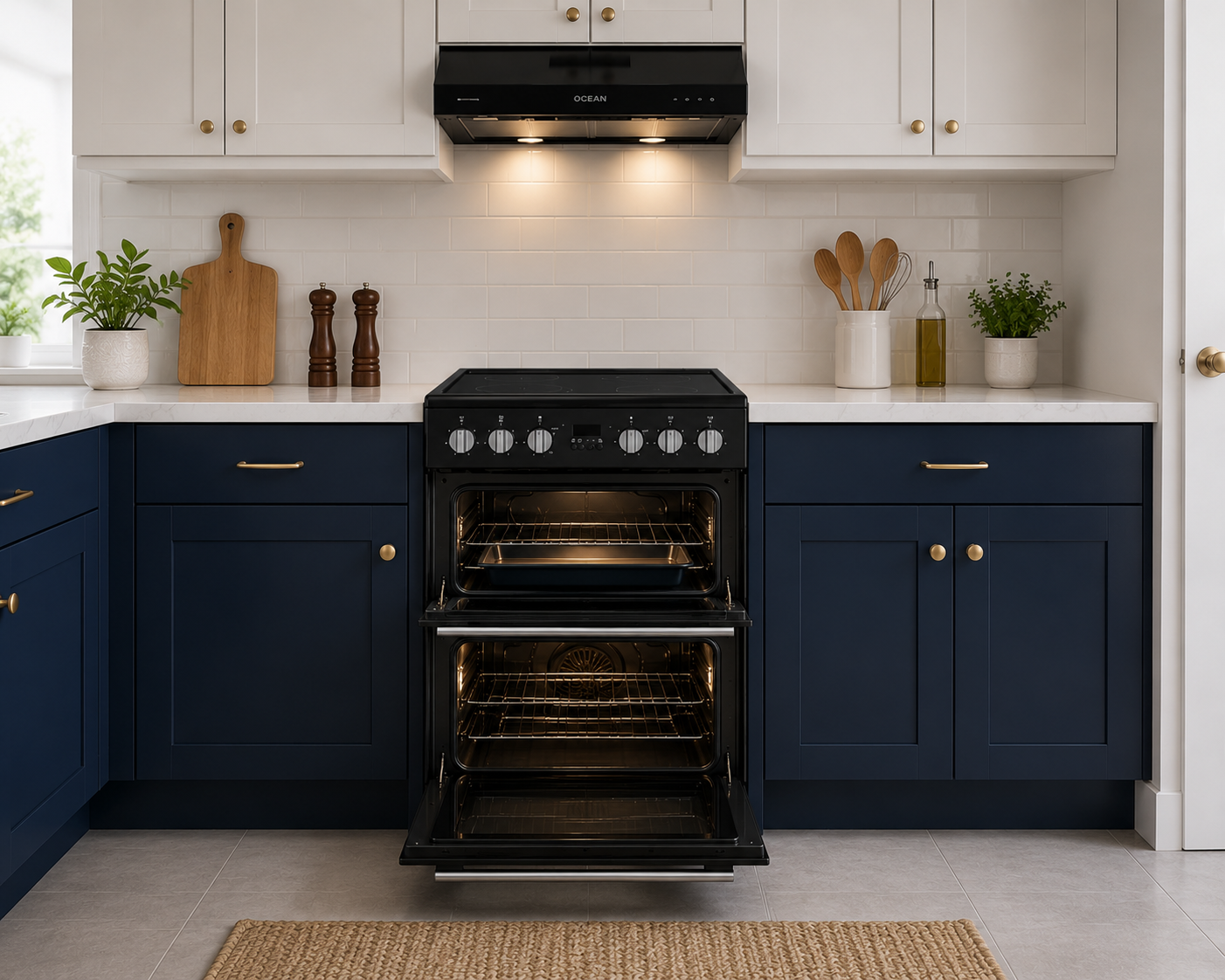 Cocina Eléctrica Ocean Italy Doble Horno 60 cm VC2OM6004D5N