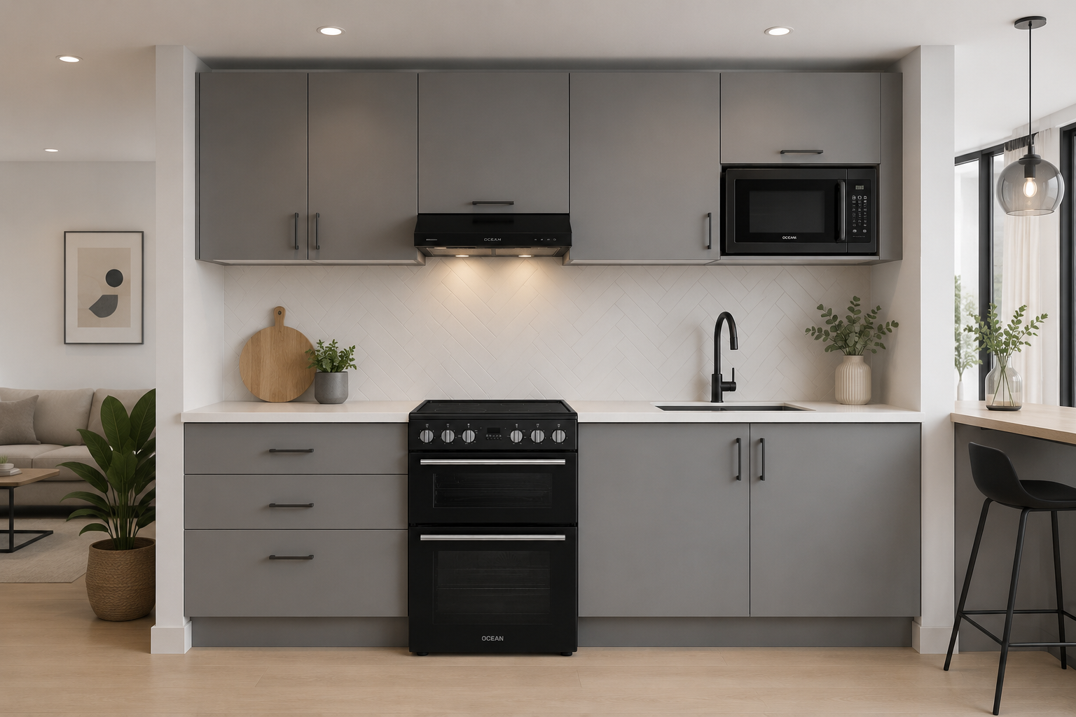 Cocina Eléctrica Ocean Italy Doble Horno 60 cm VC2OM6004D5N