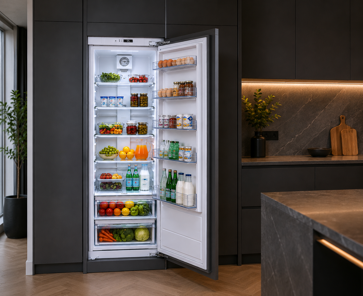 Heladera Panelable Empotrable OCEAN ITALY 294L BFR 320 W 3